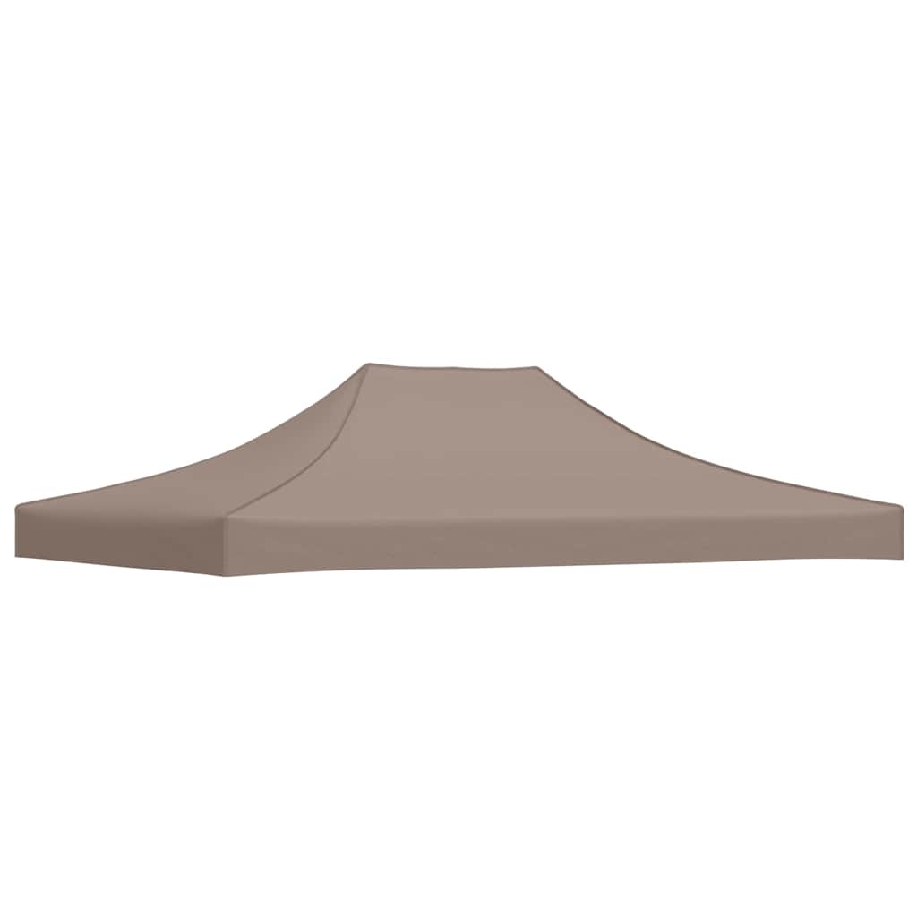 Toile de toit tonnelle 4x3m Taupe - 32% de remise