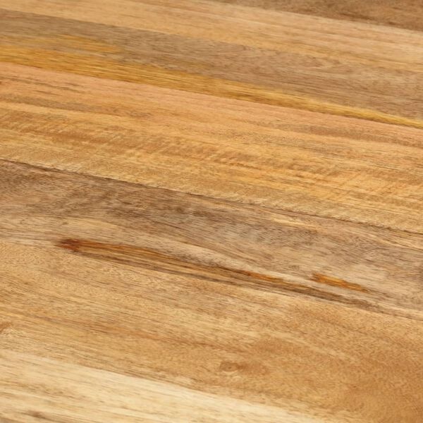 Table ronde en bois de manguier et acier Ø110cm - 35% de remise