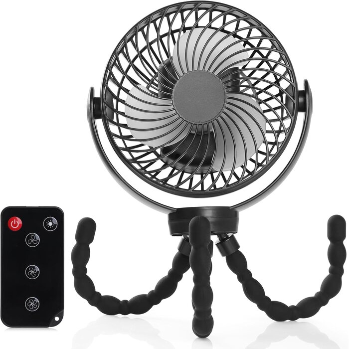 Ventilateur Portable 10 000 mAh avec Télécommande - 32% de remise
