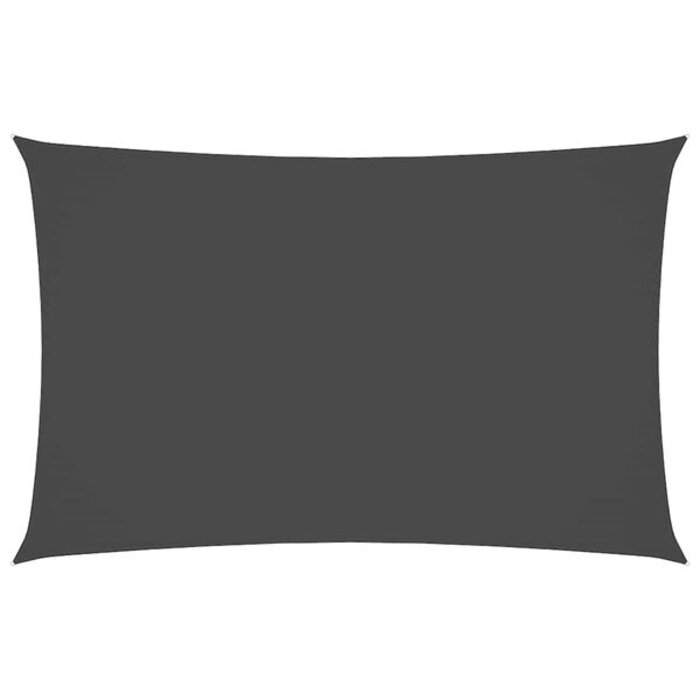 Voile d'ombrage rectangulaire 2x5m anthracite - 33% de remise