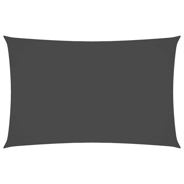 Voile d'ombrage rectangulaire 2x5m anthracite - 33% de remise