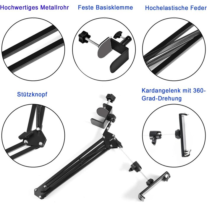 Support articulé pour tablette et smartphone - 360° - 30% de remise