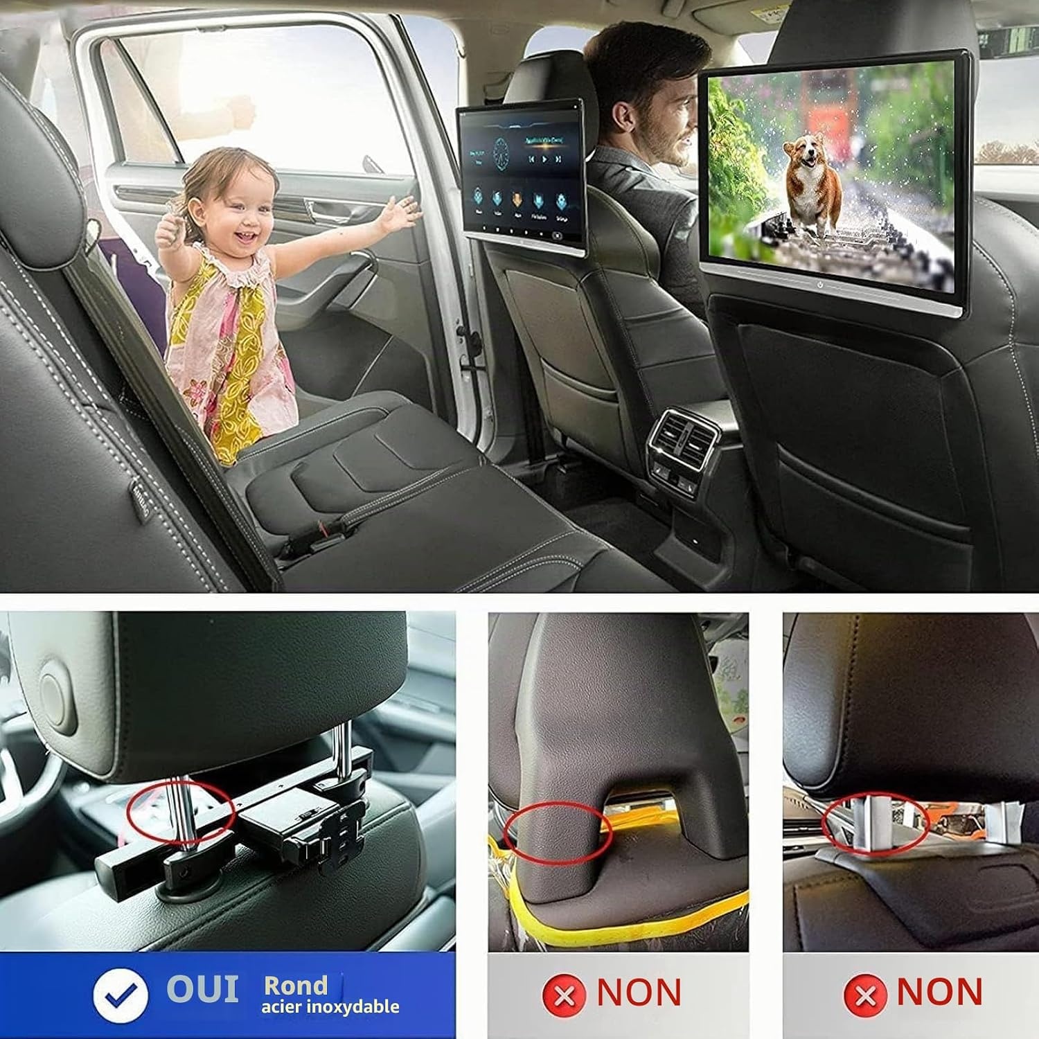 Support TV 12-24" pour VW T4 T5 T6 - Pivotant & Inclinable - 33% de remise