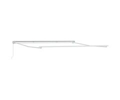 Vidaxl Store banne manuel blanc 4,5 x 3,5 m - 57% de remise