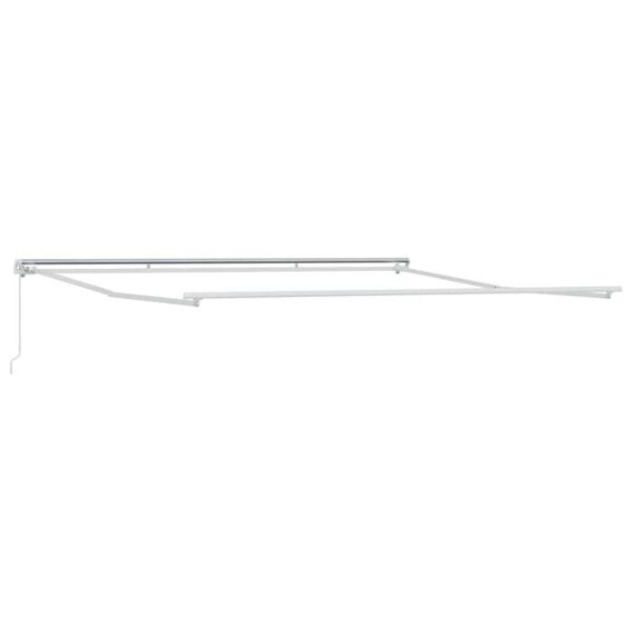 Store banne manuel blanc 4,5 x 3,5 m - 35% de remise