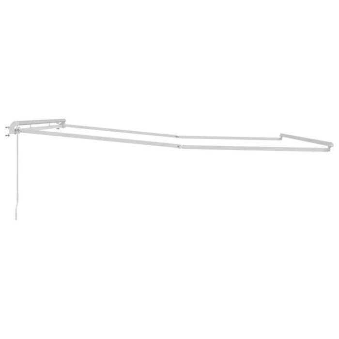 Store banne manuel blanc 4,5 x 3,5 m - 35% de remise
