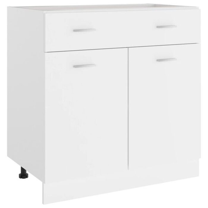 Meuble sous-évier Lyon blanc 80 cm - 34% de remise