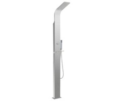 Vidaxl Douche de jardin courbée inox - 54% de remise