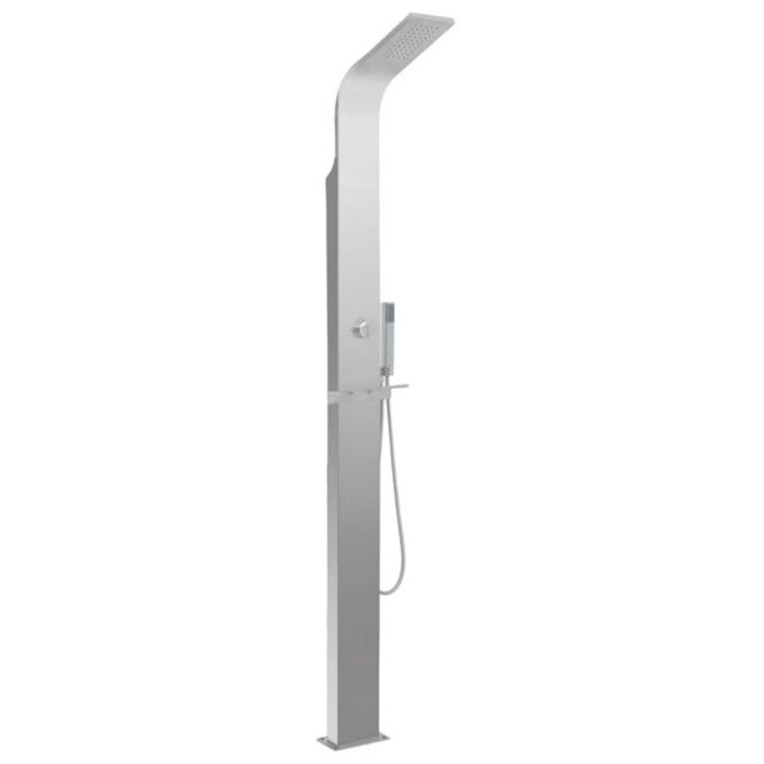 Douche de jardin courbée en inox - 35% de remise