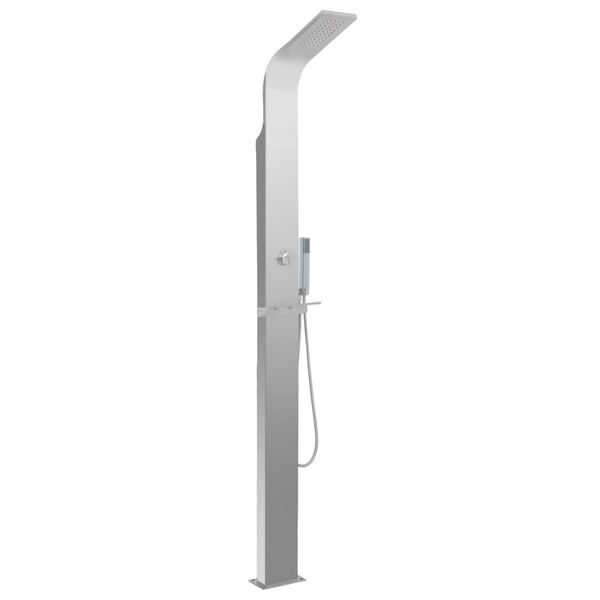 Douche de jardin courbée en inox - 35% de remise
