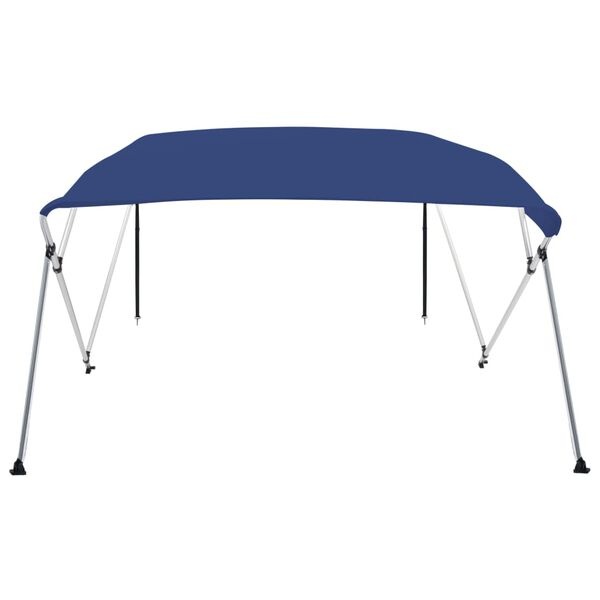 Taud de soleil bimini 4 arceaux bleu marine 243x180 cm - 35% de remise
