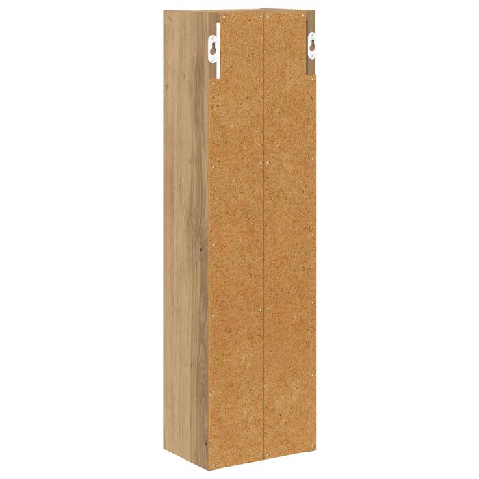 Armoire murale salle de bain chêne artisanal 20x70cm - 32% de remise