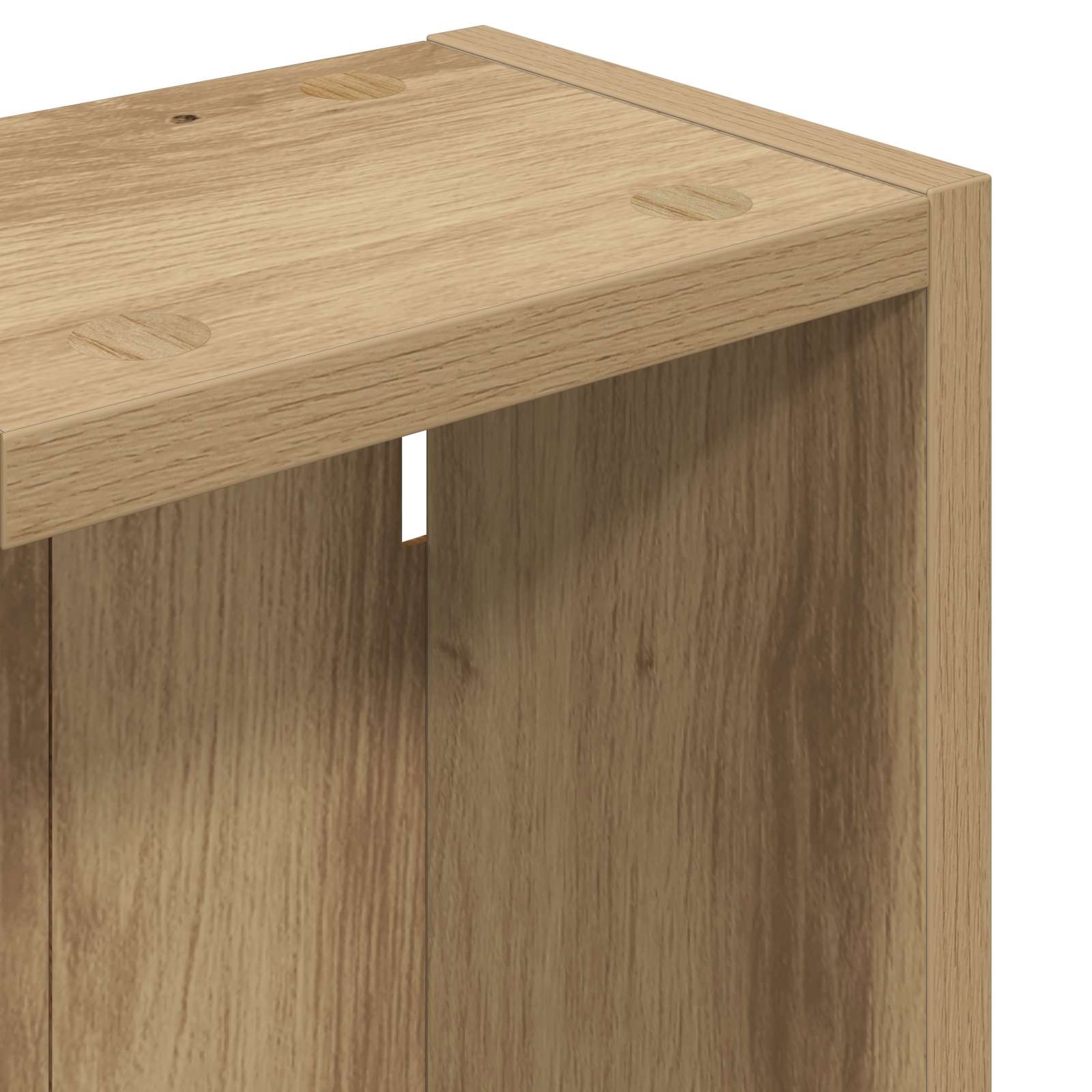 Armoire murale salle de bain chêne artisanal 20x70cm - 32% de remise