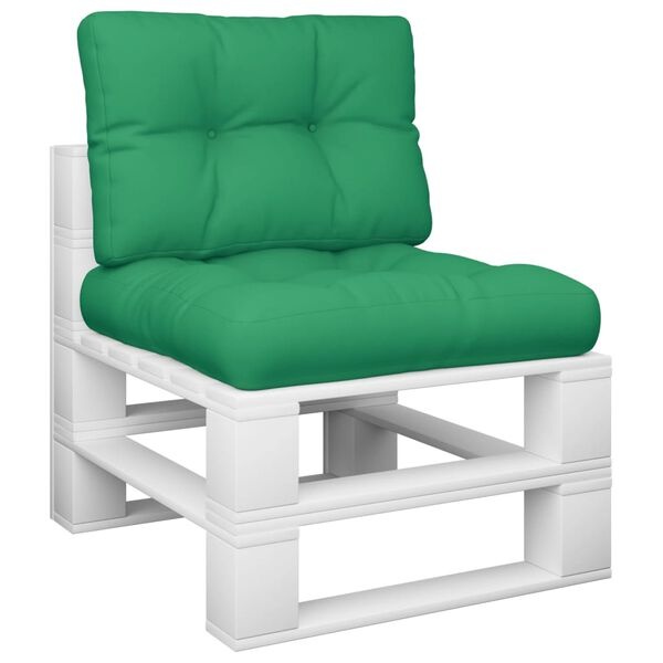 Lot de 2 coussins pour palette, vert, 60x60 cm - 33% de remise