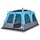 Tente familiale 8 personnes - Montage rapide - Bleu - 35% de remise
