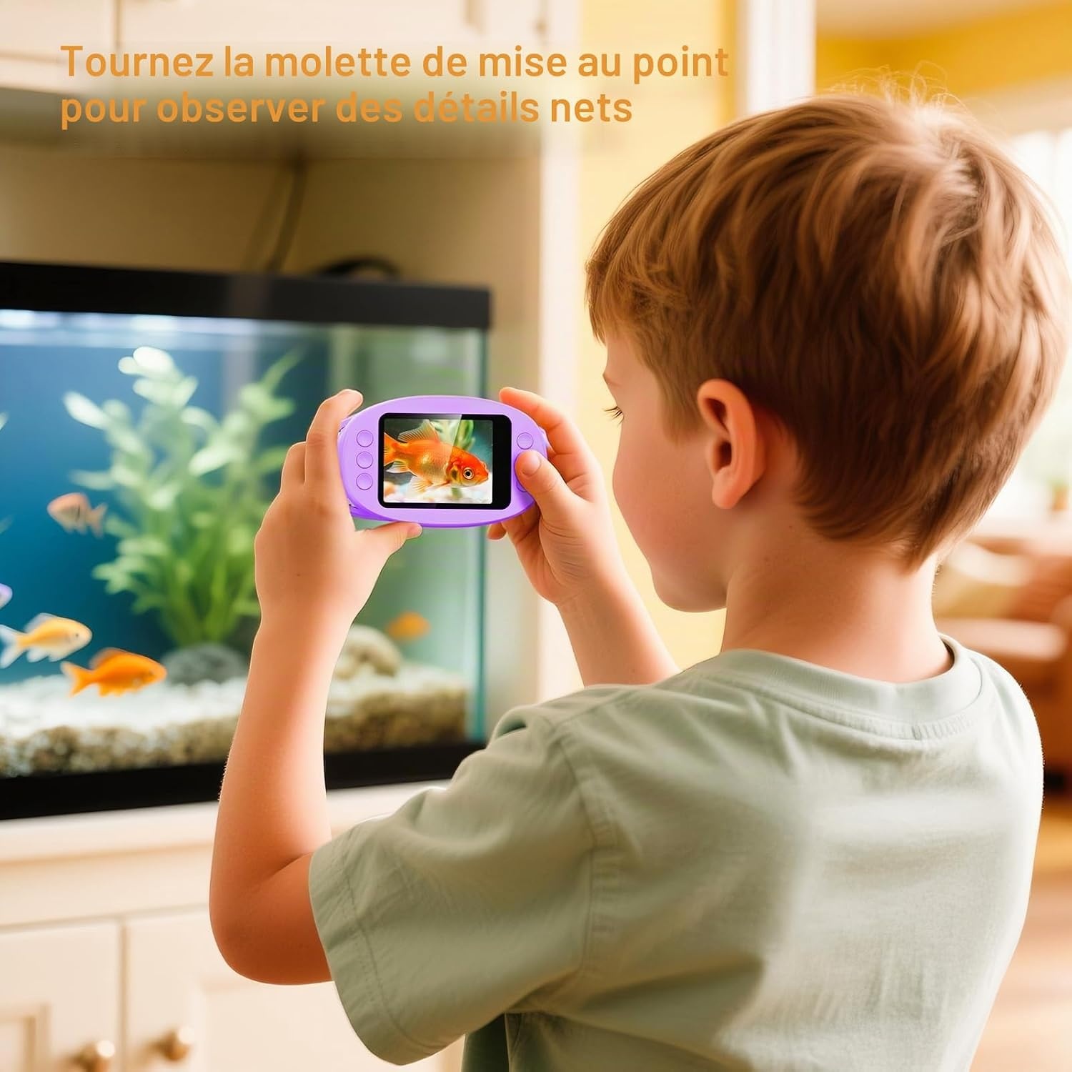 Microscope numérique de poche violet - 32% de remise - Pour enfants