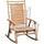 Fauteuil à bascule en bambou massif - 34% de remise