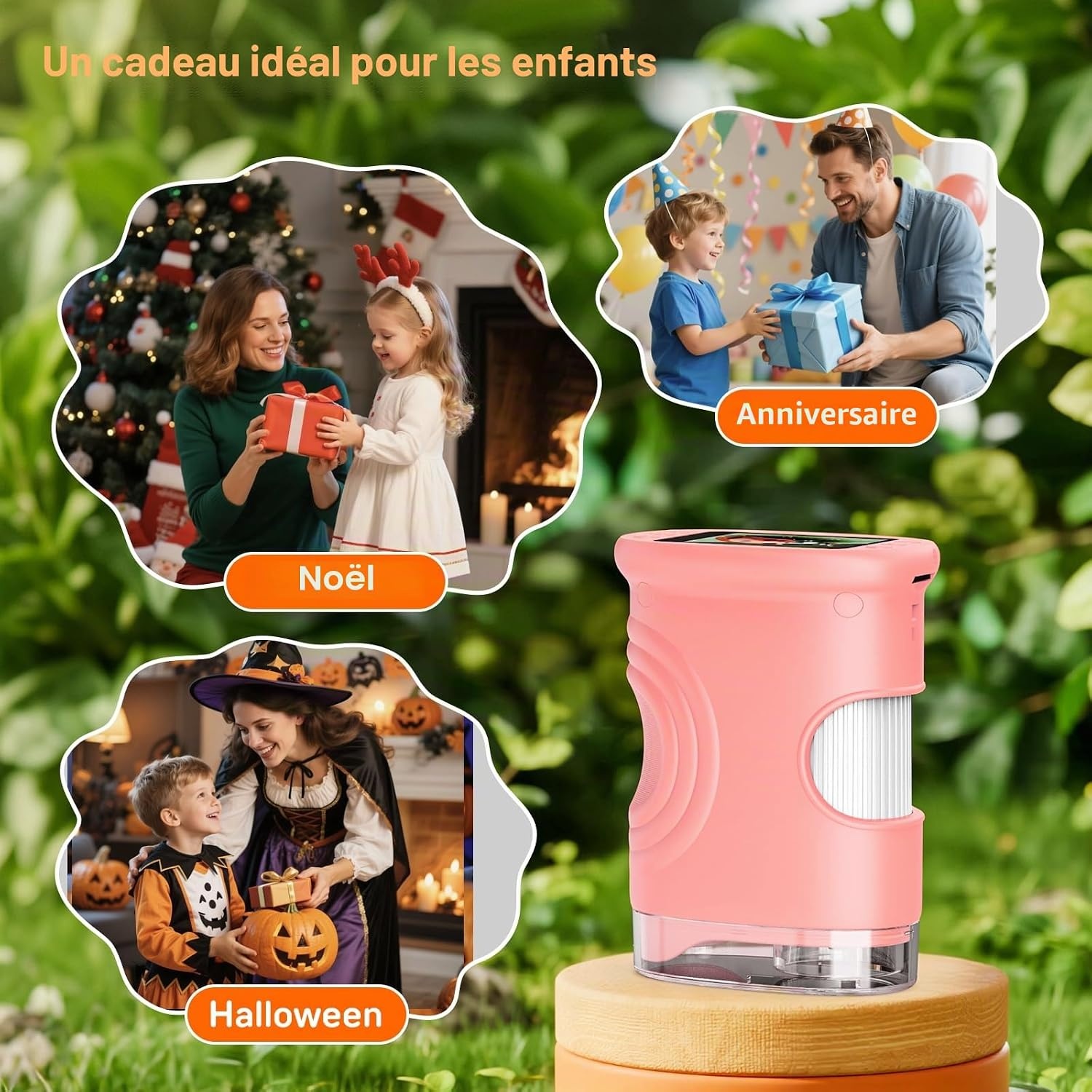Microscope numérique de poche pour enfants, rose - 32% de remise