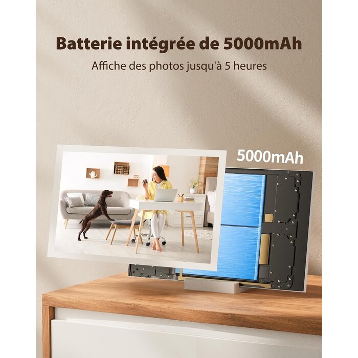 Cadre photo numérique WiFi 10,1 pouces tactile - 30% de remise