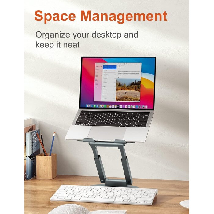 Support PC Ergonomique Pivotant 360° - Réglable Hauteur - 34% de remise
