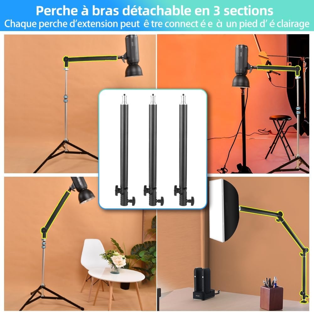 Trépied articulé pour webcam et photo - 32% de remise