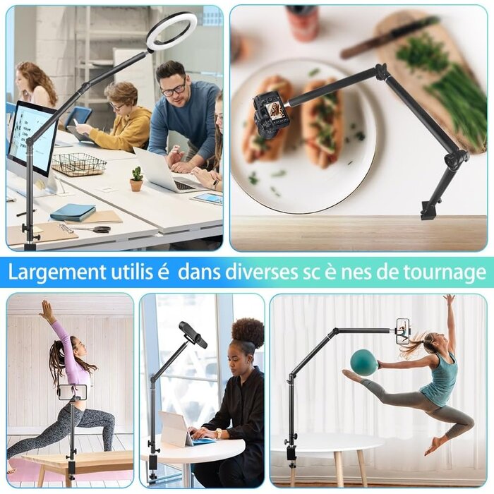 Trépied articulé pour webcam et photo - 32% de remise