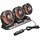 Ventilateur de voiture 24V trois têtes orientable - 33% de remise