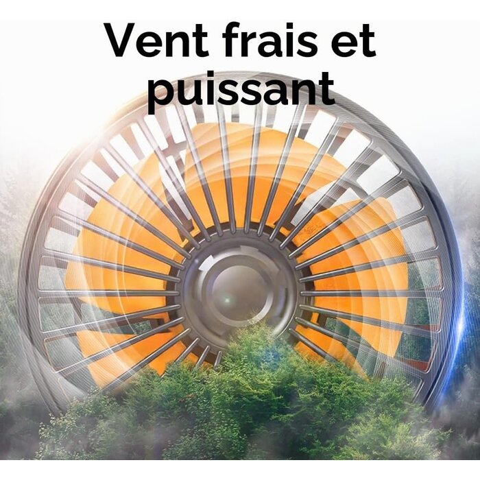 Ventilateur de voiture 24V trois têtes orientable - 33% de remise