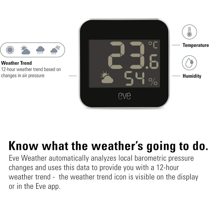 Station météo connectée Apple Home - 34% de remise