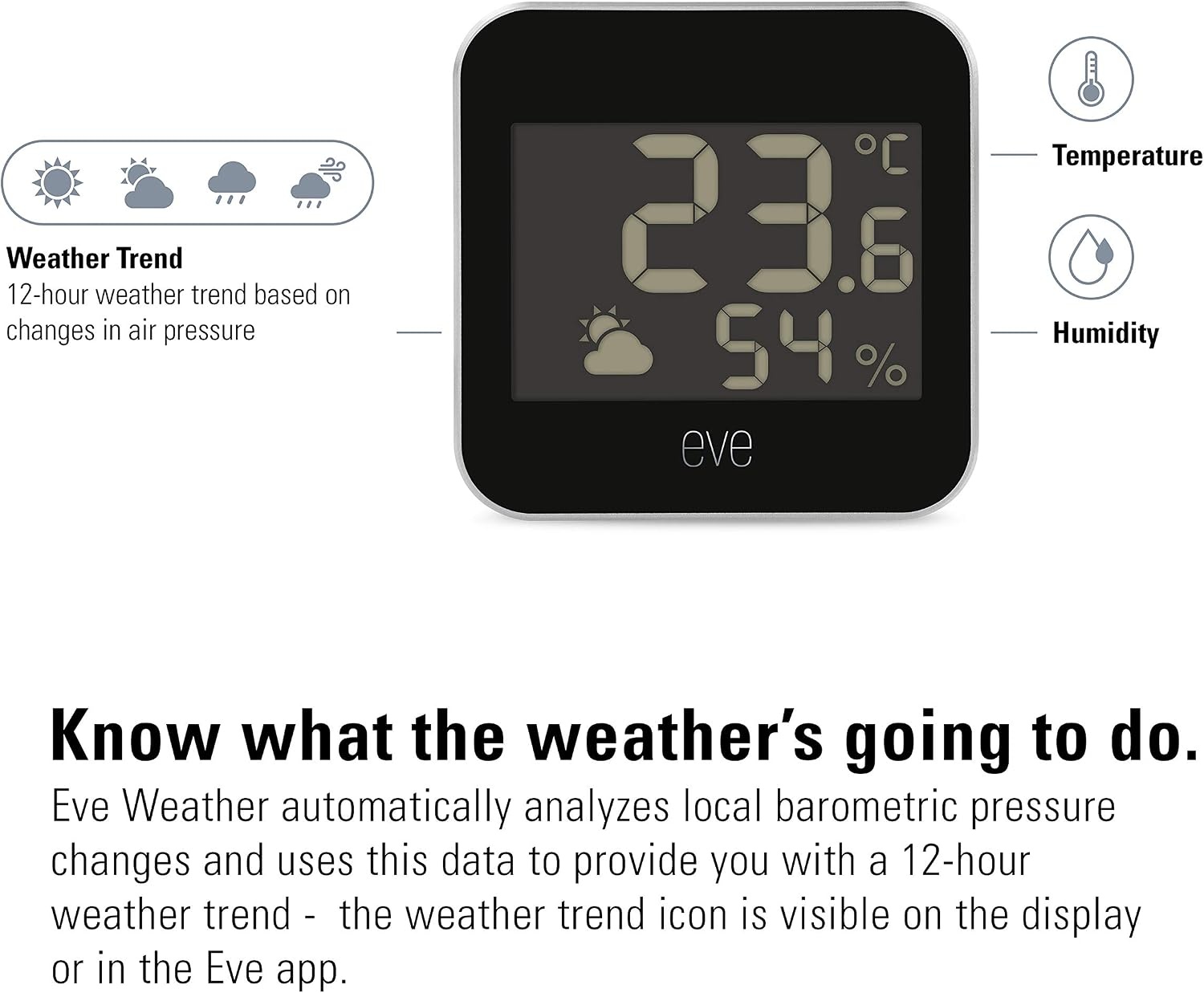 Station météo connectée Apple Home - 34% de remise
