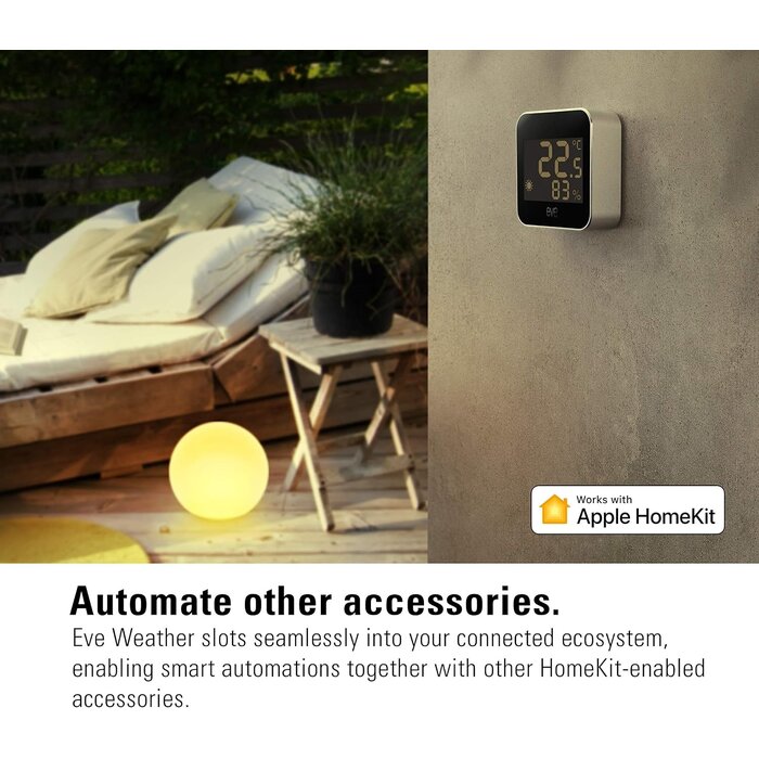 Station météo connectée Apple Home - 34% de remise
