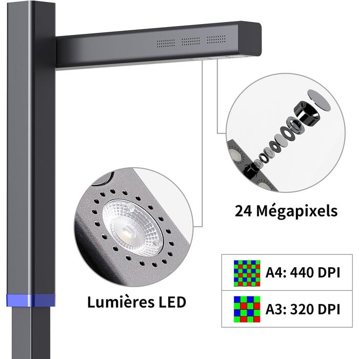Scanner de documents portable Shine Ultra Pro 24 MP - 35% de remise