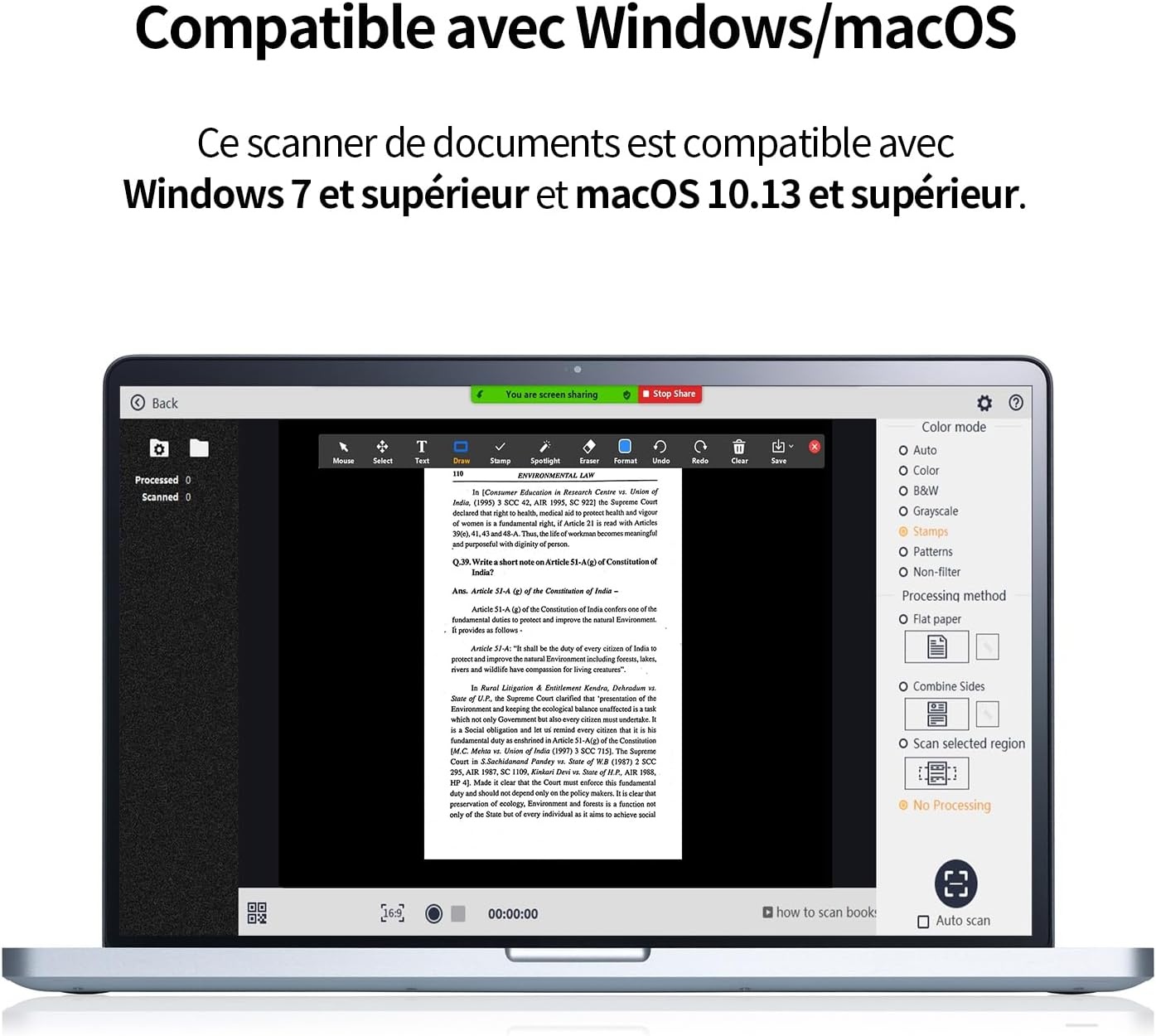 Scanner de documents portable Shine Ultra Pro 24 MP - 35% de remise