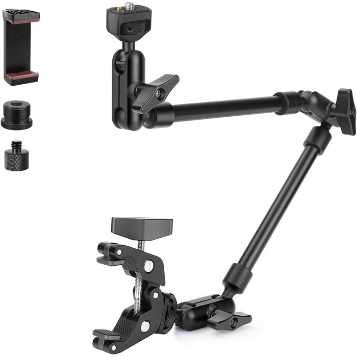 Bras articulé 56 cm pour webcam et micro - 32% de remise