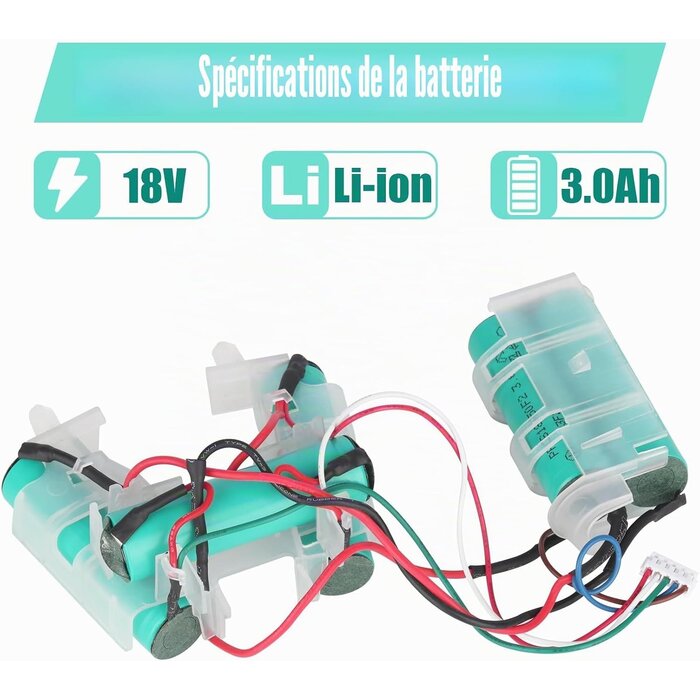 Batterie 18V pour Aspirateur Balai - 33% de remise