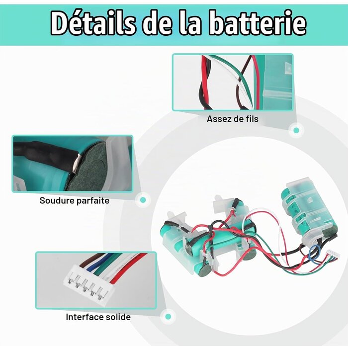 Batterie 18V pour Aspirateur Balai - 33% de remise
