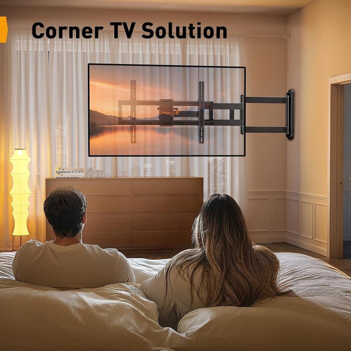 Support Mural TV Articulé Extra-Long 42-84 Pouces - 34% de remise