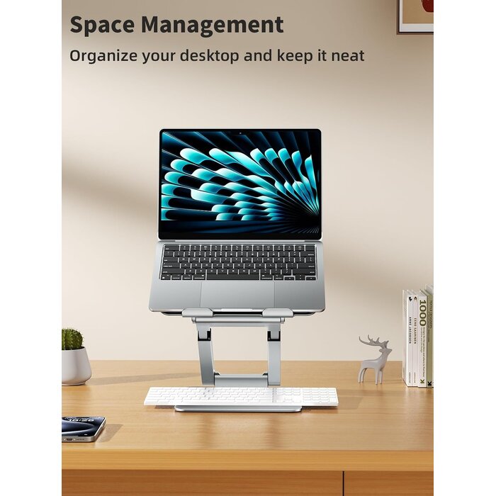 Support PC Portable Ergonomique Réglable - Aluminium - 33% de remise