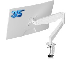 Suptek Bras articulé pour écran 17-35 pouces VESA 75/100 Blanc - 32% de remise