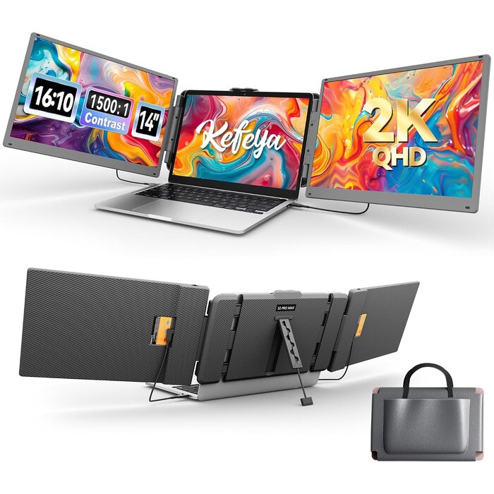 Triple écran portable 15,6 pouces FHD - 35% de remise