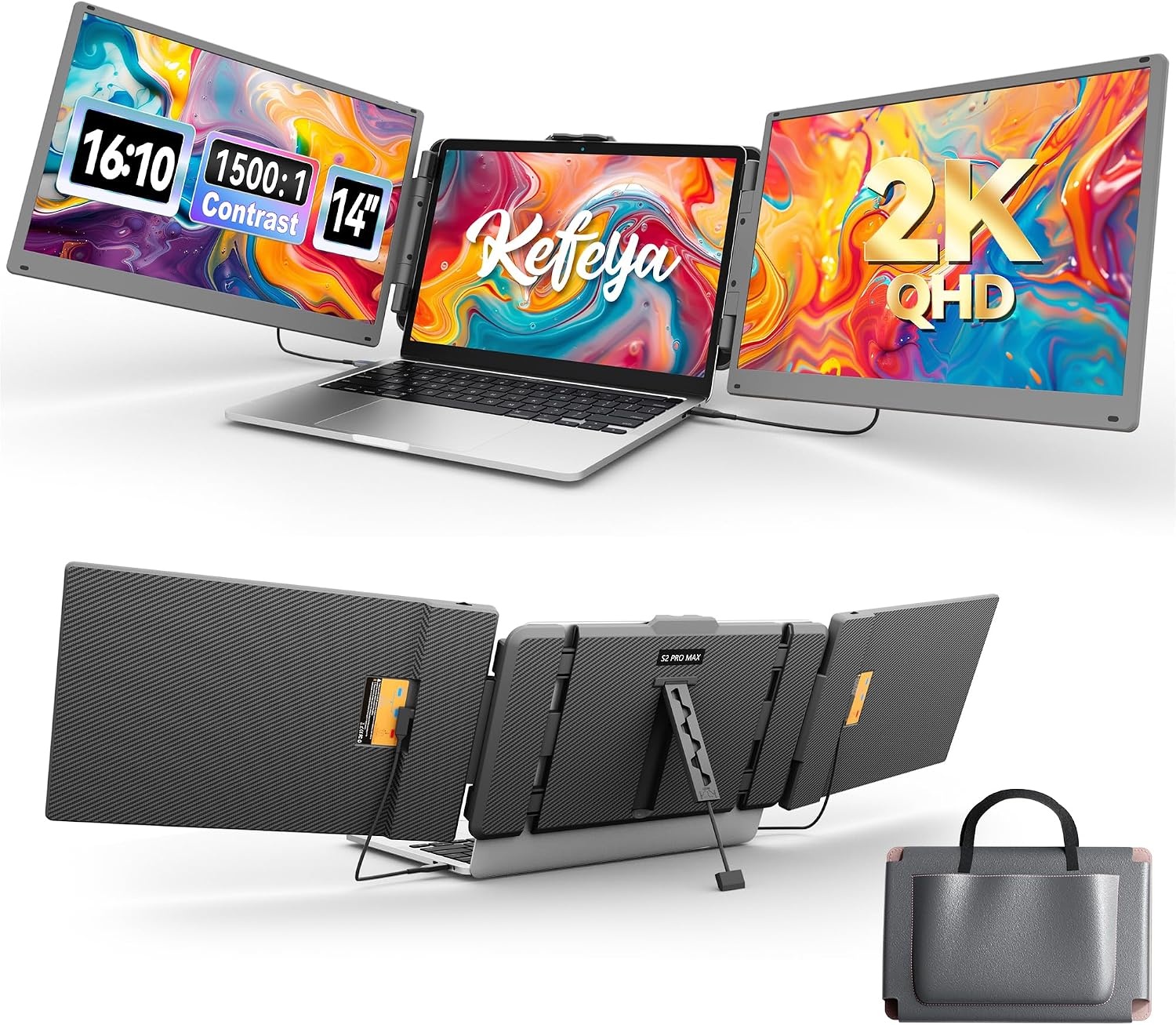 Triple écran portable 15,6 pouces FHD - 35% de remise