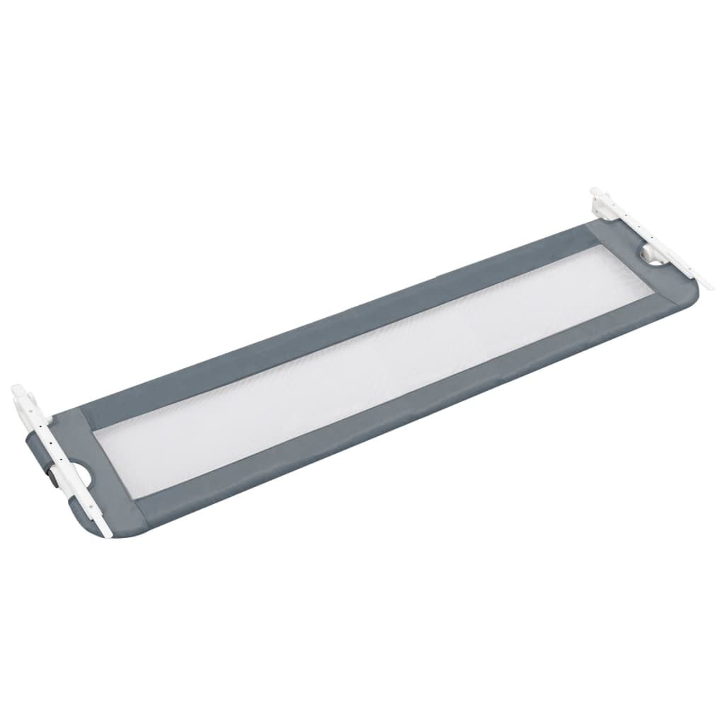 Barrière de lit enfant 180x42 cm - Gris - 33% de remise
