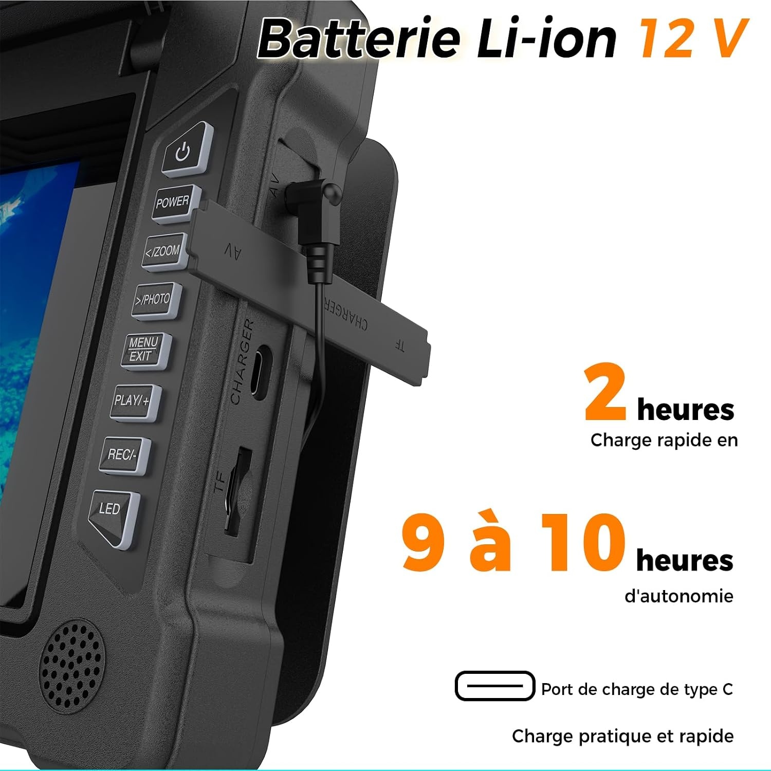 Caméra de pêche sous-marine HD 7" 30m - 34% de remise