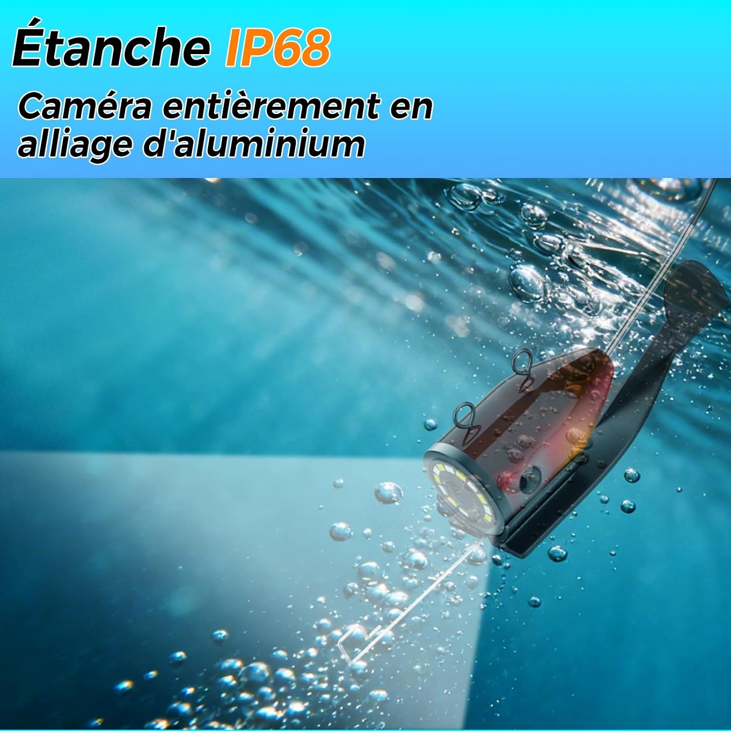 Caméra de pêche sous-marine HD 7" 30m - 34% de remise