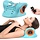 Coussin de massage cervical chauffant sans fil - Bleu - 32% de remise