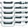 Lot de 10 boîtes hermétiques en verre 640ml - 33% de remise