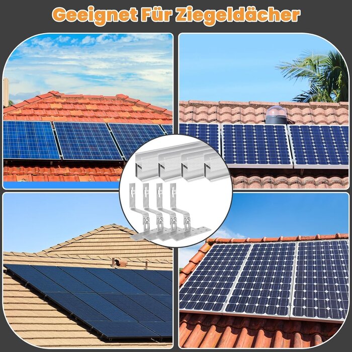Kit de fixation toit en tuiles pour panneaux solaires - 33% de remise