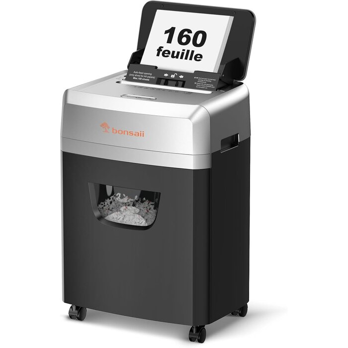 Destructeur automatique 120 feuilles - 35% de remise - État déballé