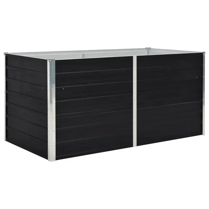 Jardinière surélevée 160x80x45cm Anthracite - 33% de remise