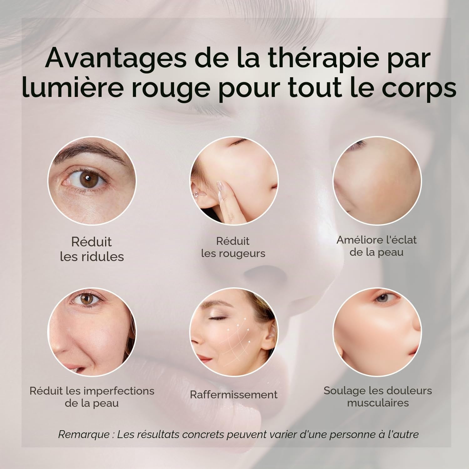 Appareil de luminothérapie LED 8 couleurs - 35% de remise
